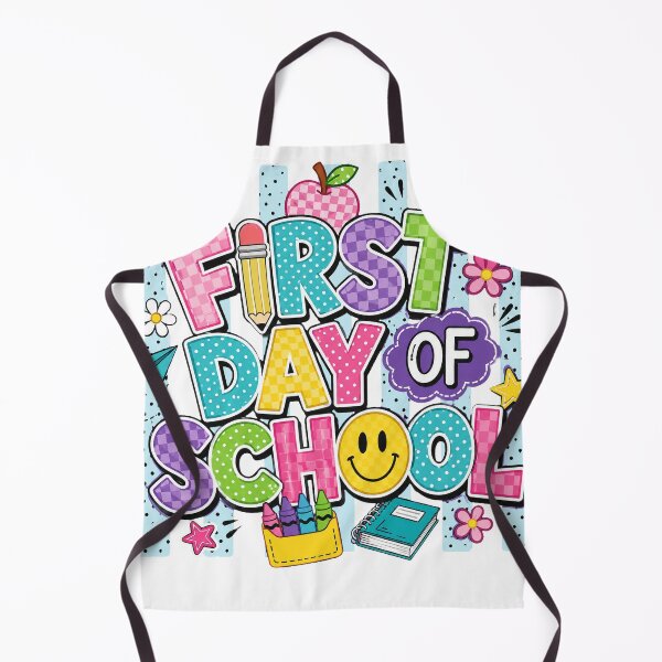 Item preview, First Day of School Colorful Teacher Student designed and sold by Merchrise.