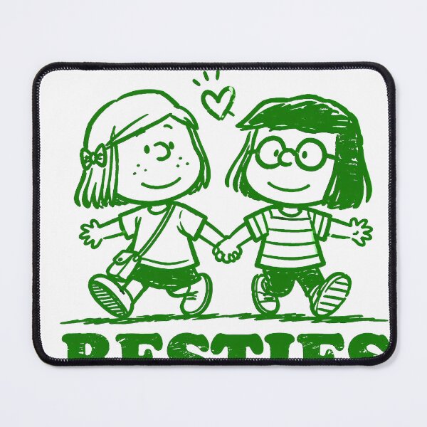 Item preview, Peanuts Marcie Peppermint Patty Besties designed and sold by FlutterDtealArt.