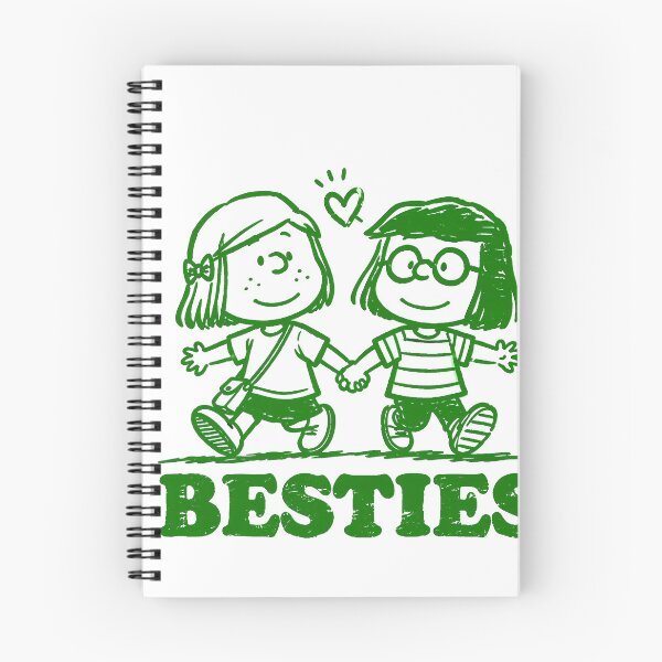 Item preview, Peanuts Marcie Peppermint Patty Besties designed and sold by FlutterDtealArt.
