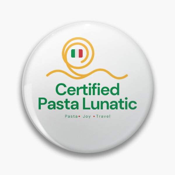 Item preview, Certified Pasta Lunatic Italian Food Lover designed and sold by RDproject.