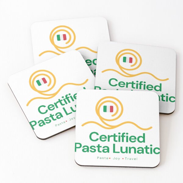 Item preview, Certified Pasta Lunatic Italian Food Lover designed and sold by RDproject.