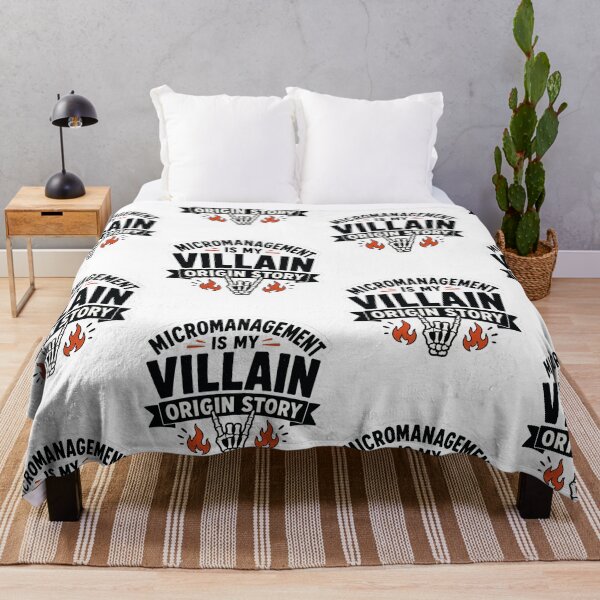 Item preview, Micromanagement Is My Villain Origin Story Funny Office Work Sarcastic Quote designed and sold by raedattia.