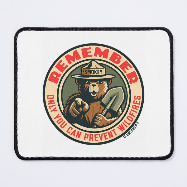 Item preview, Smokey Bear Remember Only You Can Prevent Wildfires Officially Licensed Art designed and sold by UKCoinsShopp.
