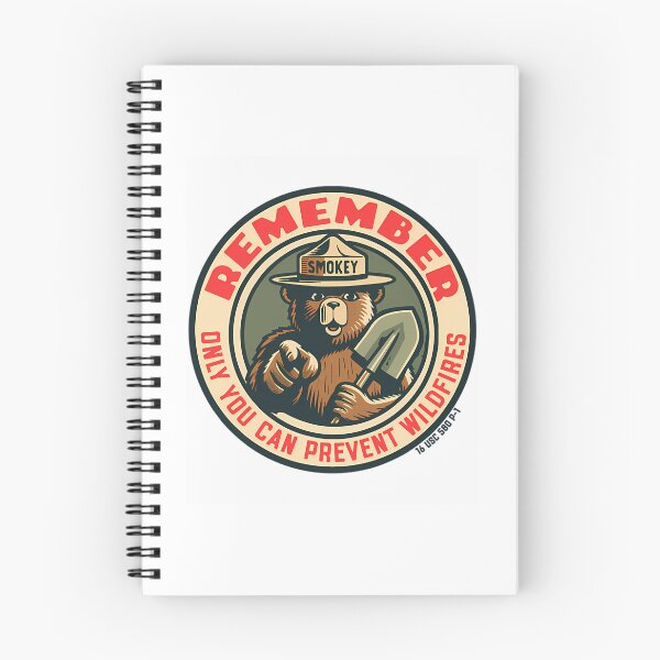 Item preview, Smokey Bear Remember Only You Can Prevent Wildfires Officially Licensed Art designed and sold by UKCoinsShopp.