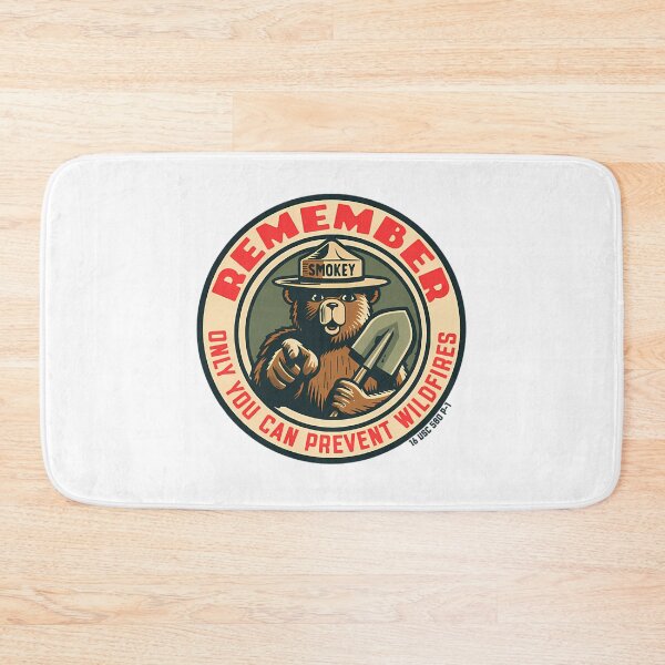 Item preview, Smokey Bear Remember Only You Can Prevent Wildfires Officially Licensed Art designed and sold by UKCoinsShopp.