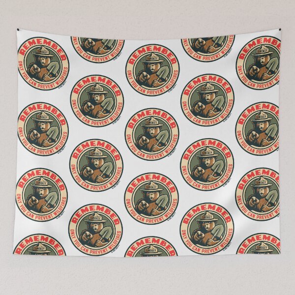 Item preview, Smokey Bear Remember Only You Can Prevent Wildfires Officially Licensed Art designed and sold by UKCoinsShopp.