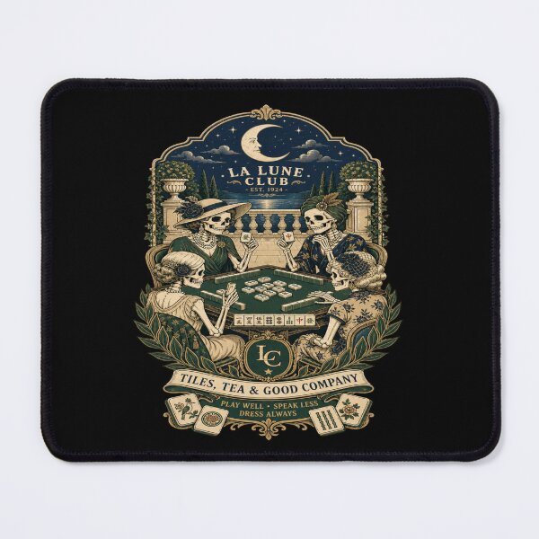Item preview, Spooky Halloween Mahjong Club – Mahjong Lover Design designed and sold by JansenGS.