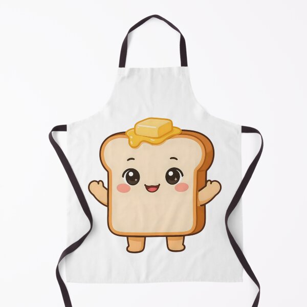Item preview, Cute Kawaii Butter Toast Bread Sticker designed and sold by ChibiPCStudio.