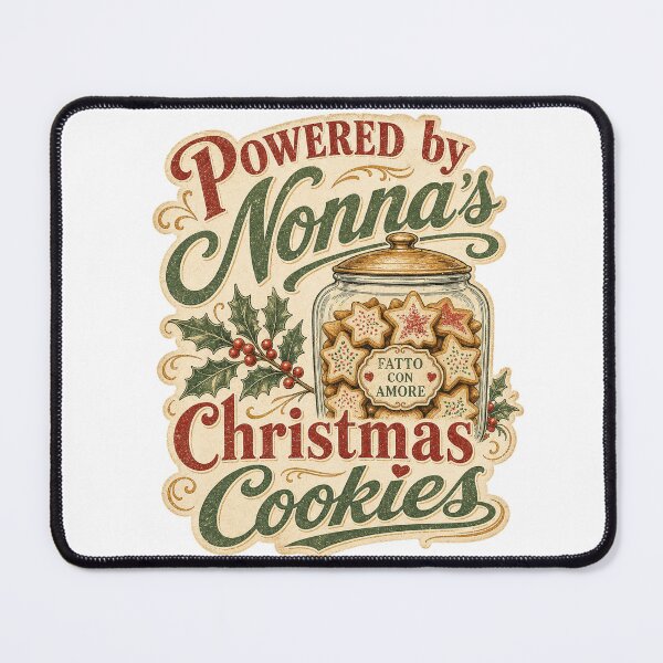 Item preview, Powered by Nonnas Christmas Cookies Vintage cookie jar designed and sold by BoosterShop.
