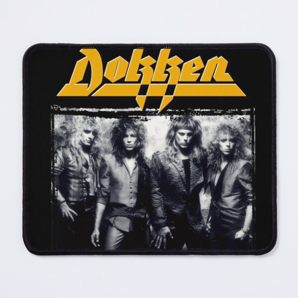 Item preview, Dokken 80s Rock Vintage Band Collage Design designed and sold by WukisWiOaima.