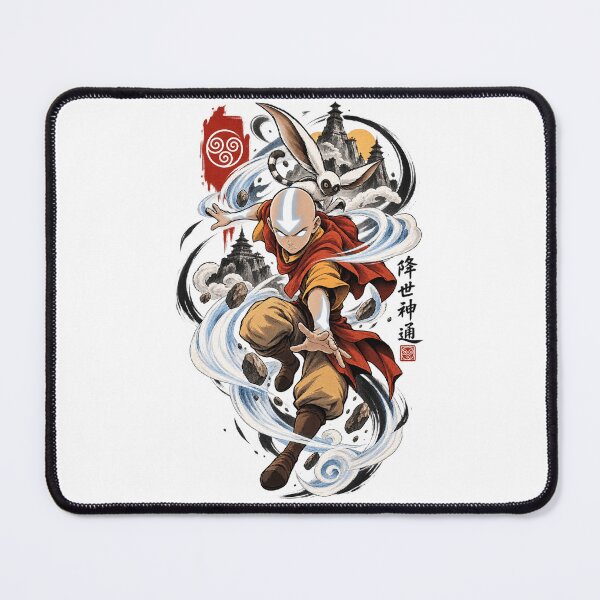 Item preview, Avatar Airbender Warrior – Elemental Wind Anime Inspired Art designed and sold by Shakhbata-1.