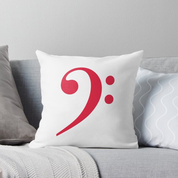 Item preview, Bass clef red designed and sold by Inspirationmotivation.