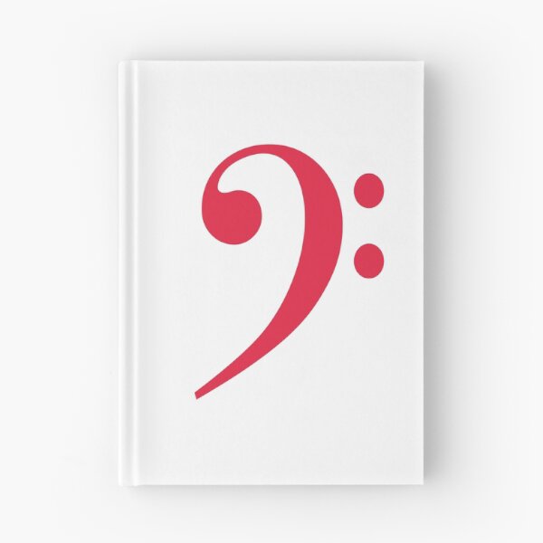 Item preview, Bass clef red designed and sold by Inspirationmotivation.