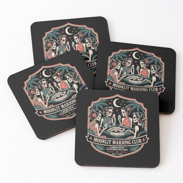 Item preview, Spooky Halloween Mahjong Club – Mahjong Lover Design designed and sold by JansenGS.