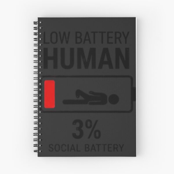 Item preview, Funny Low Battery 3% Status Design designed and sold by FABIOLA1970.