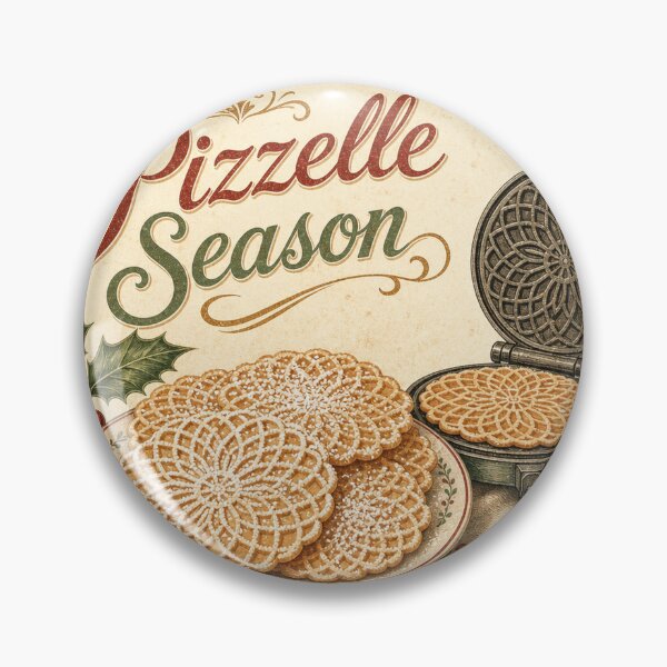 Artikelvorschau, Pizzelle Season Vintage Italienische Weihnachtswaffeln entworfen und verkauft von BoosterShop.
