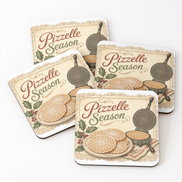 Item preview, Pizza Season Vintage Italian Christmas Waffles designed and sold by BoosterShop.