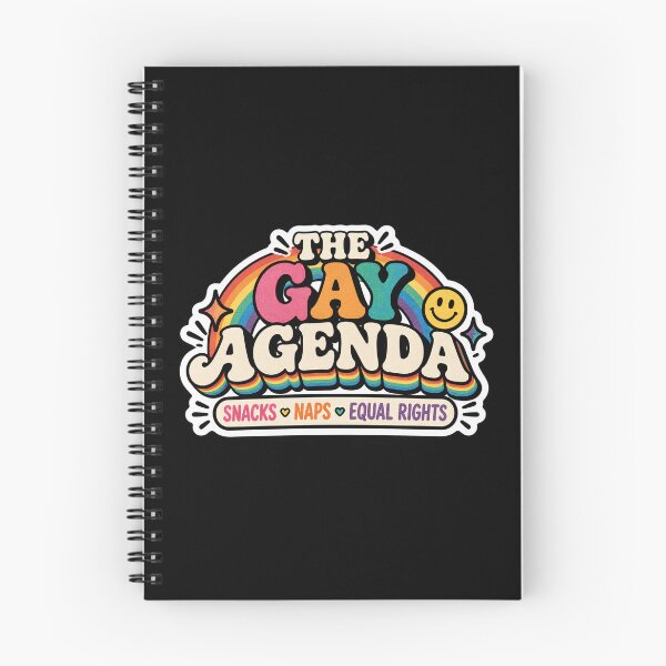 Item preview, The Gay Agenda – Snacks Naps & Equal Rights LGBTQ+ Pride designed and sold by Brave Little Mess Club.
