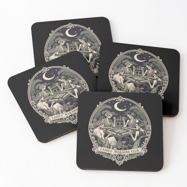 Item preview, Spooky Halloween Mahjong Club – Mahjong Lover Design designed and sold by JansenGS.