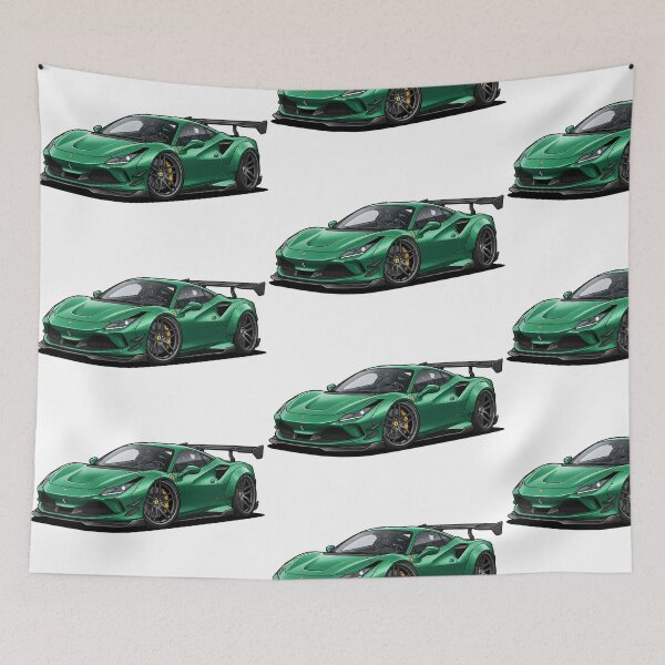 Item preview, Ferrari Cartoon designed and sold by ToonMyRide.