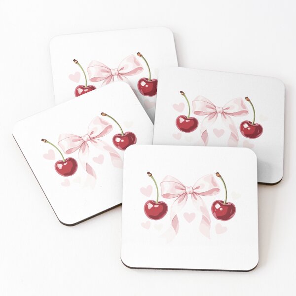Item preview, Cute Coquette Bow Cherry designed and sold by C-Plus-Home.