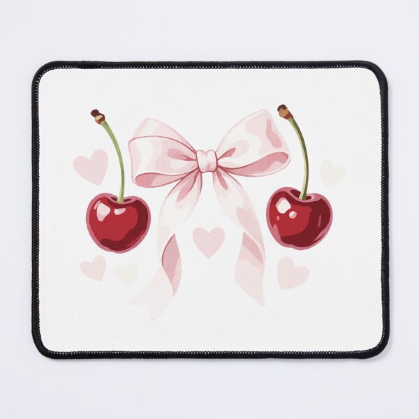 Item preview, Cute Coquette Bow Cherry designed and sold by C-Plus-Home.