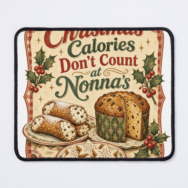 Item preview, Christmas Calories Dont Count at Nonna's Funny Vintage Design designed and sold by BoosterShop.