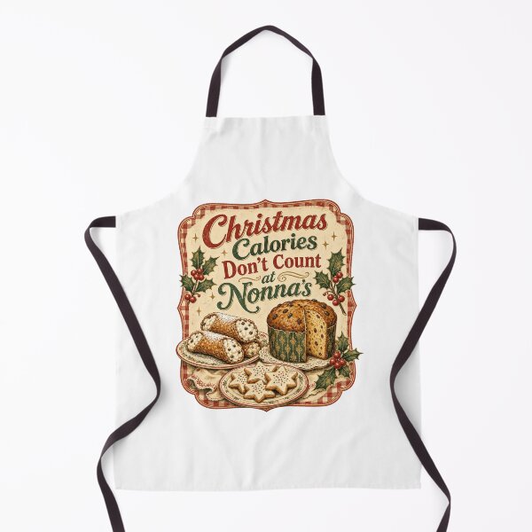 Item preview, Christmas Calories Dont Count at Nonna's Funny Vintage Design designed and sold by BoosterShop.