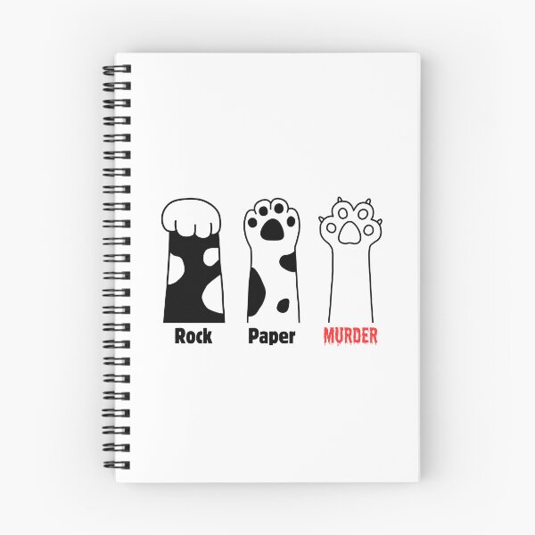 Item preview, Rock Paper Murder Cat Paws designed and sold by Kit Barrie Creations.