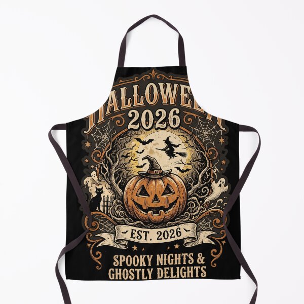 Item preview, Vintage Halloween 2026 Pumpkin Witch Spooky Delights designed and sold by DarkOriginArts.