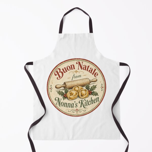 Item preview, Buon Natale from Nonnas Kitchen Vintage Emblem designed and sold by BoosterShop.