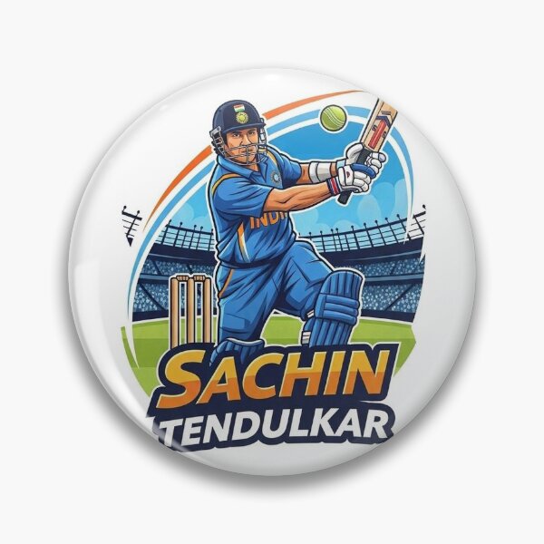 Item preview, Legendary Cricket Master Sachin Tendulkar Illustration designed and sold by DKSH1234.