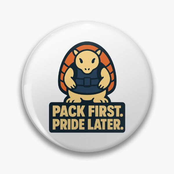 Item preview, Armadillo Rucker Pack First Pride Later Rucking Graphic designed and sold by Ainbowz-Artwork.