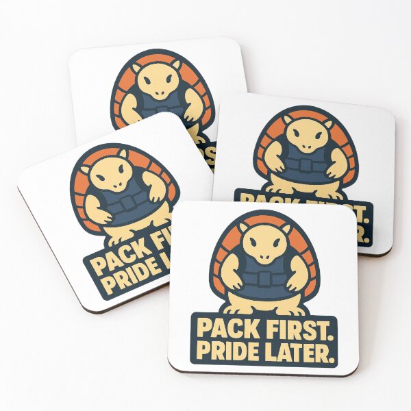 Item preview, Armadillo Rucker Pack First Pride Later Rucking Graphic designed and sold by Ainbowz-Artwork.