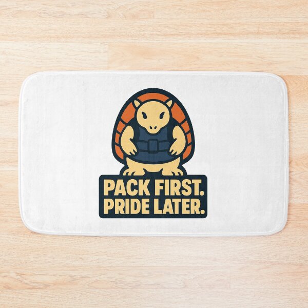 Item preview, Armadillo Rucker Pack First Pride Later Rucking Graphic designed and sold by Ainbowz-Artwork.