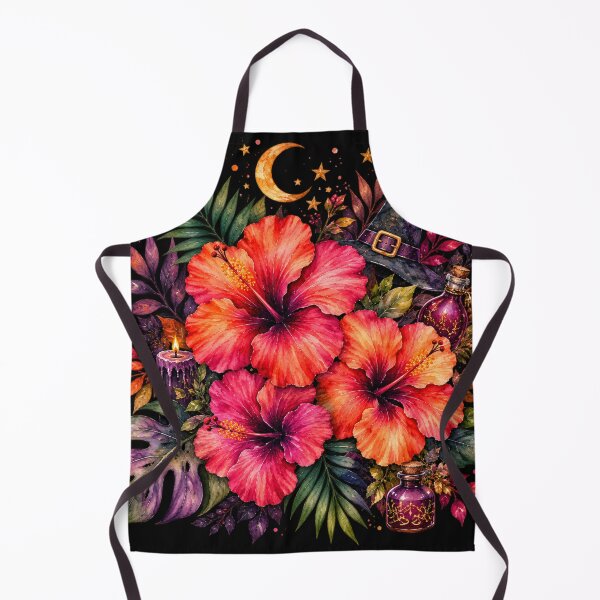 Item preview, Witchy Tropical Hibiscus | Dark Botanical Halloween Art designed and sold by IamNolmo.