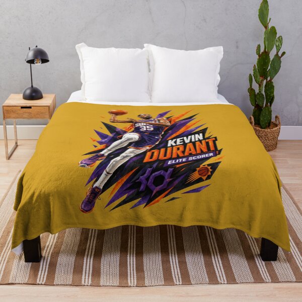 Item preview, Kevin Durant Phoenix Suns 35 – KD Elite Scorer Low Poly Basketball Art designed and sold by FutureTraveller.