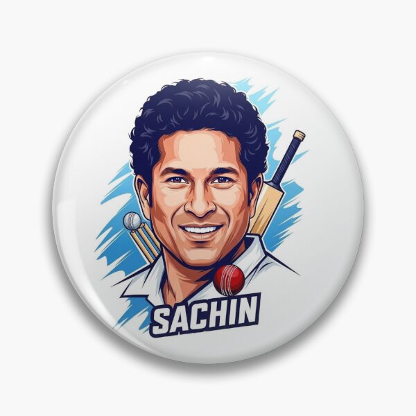 Item preview, Cricket Legend Sachin Tendulkar Vector Portrait designed and sold by DKSH1234.