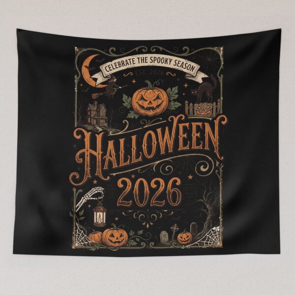 Item preview, Vintage Halloween 2026 Celebrate Spooky Season designed and sold by DarkOriginArts.