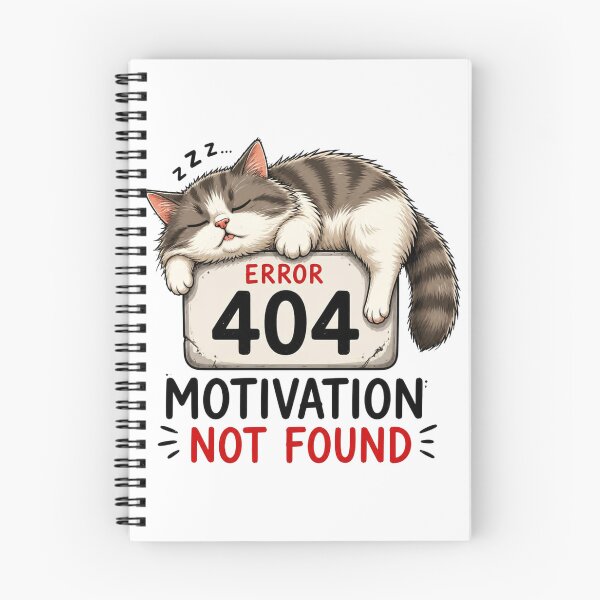 Item preview, Error 404: Motivation not found designed and sold by Talpha.