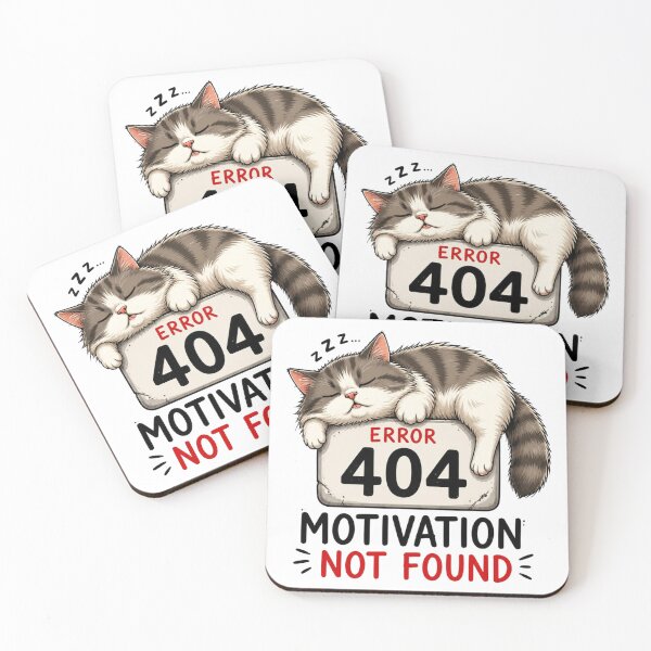 Item preview, Error 404: Motivation not found designed and sold by Talpha.