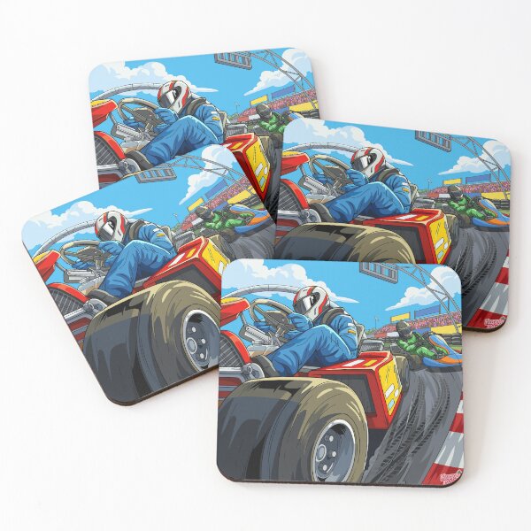 Item preview, Go Kart Racing Art | Karting Motorsport Illustration | Racing Driver Action Design designed and sold by GarnerSupplyCo.