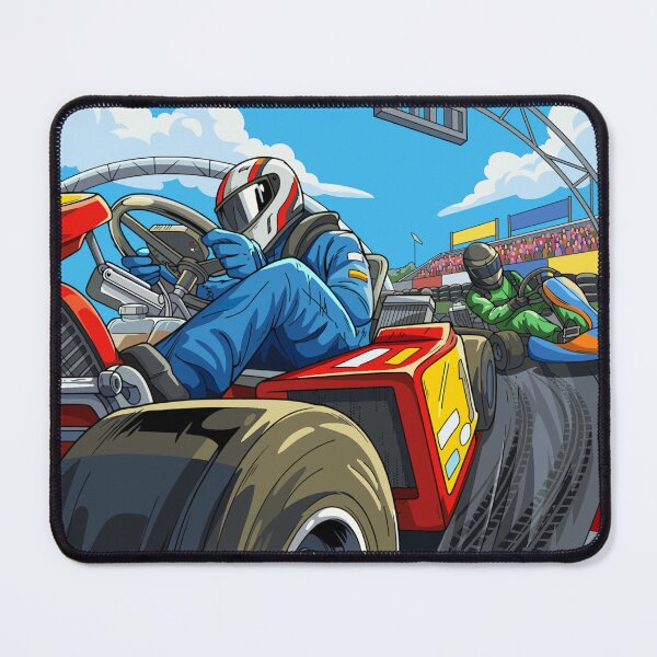 Item preview, Go Kart Racing Art | Karting Motorsport Illustration | Racing Driver Action Design designed and sold by GarnerSupplyCo.