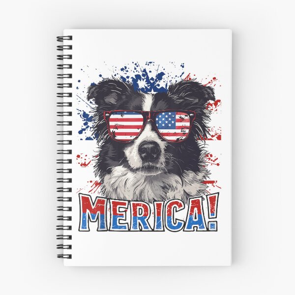 Item preview, 4th Of July Merica Border Collie Dog USA Flag Kids Men Women top meme designed and sold by YasuoShop.