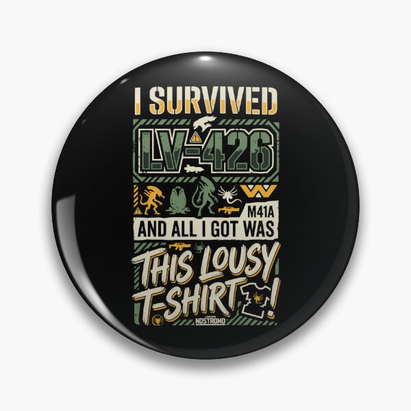 Item preview, I Survived Lv-426 designed and sold by PrintStarTeee.