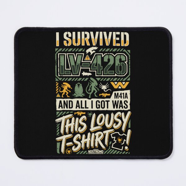 Item preview, I Survived Lv-426 designed and sold by PrintStarTeee.