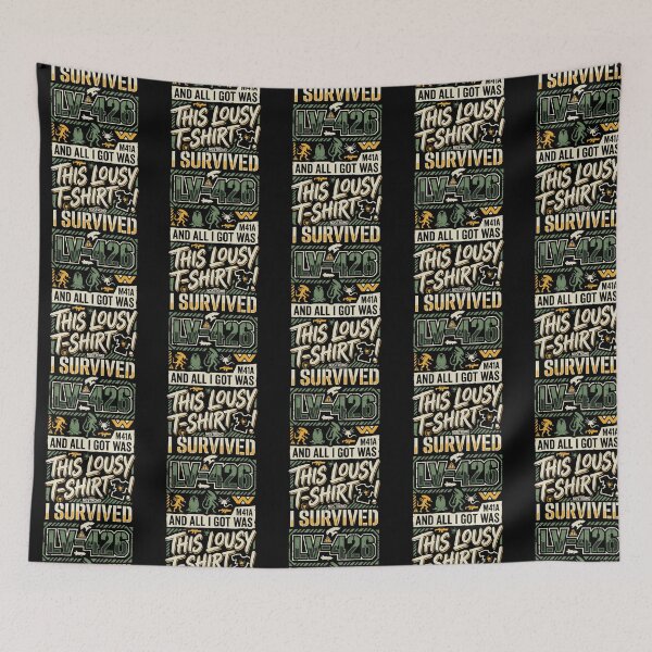 Item preview, I Survived Lv-426 designed and sold by PrintStarTeee.
