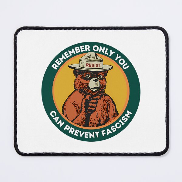 Item preview, Smokey Resist Bear Anti Facism Fdt designed and sold by UKCoinsShopp.
