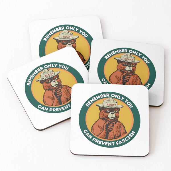 Item preview, Smokey Resist Bear  Anti Facism Fdt designed and sold by UKCoinsShopp.