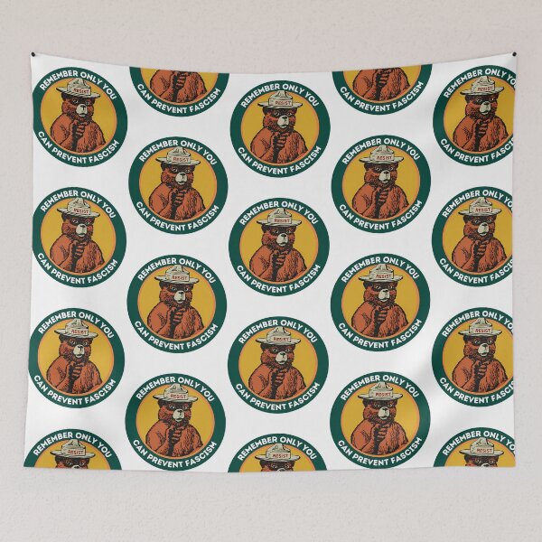 Item preview, Smokey Resist Bear  Anti Facism Fdt designed and sold by UKCoinsShopp.
